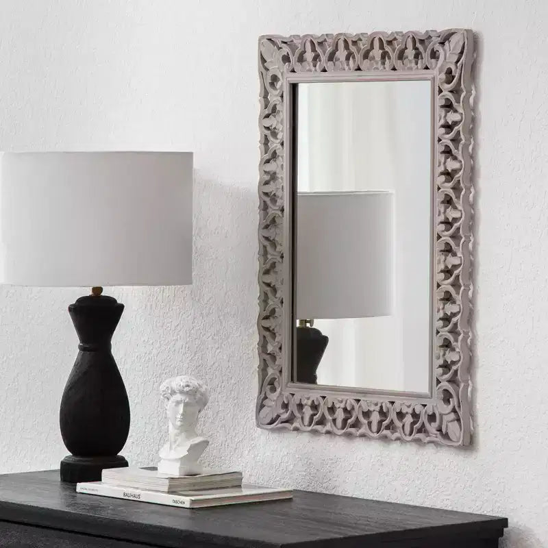 Miroir gris Calie Brewster 25 po
