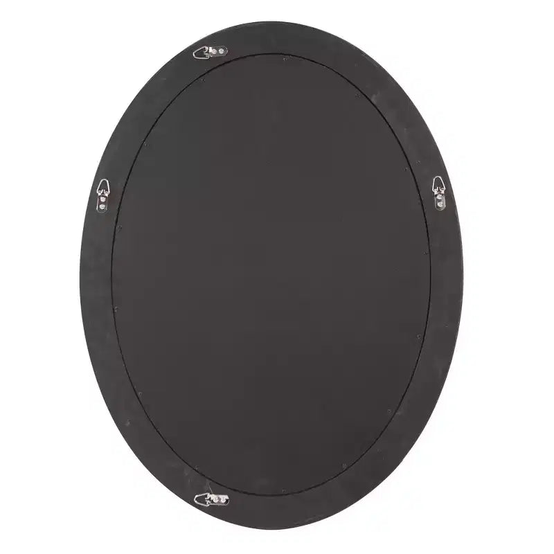 Miroir mural rectangulaire 72,5"x24" avec cadre en fer, couleur argent : style moderne, aucun assemblage requis, fixation murale