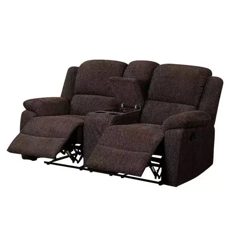 Canapé Madden en chenille marron