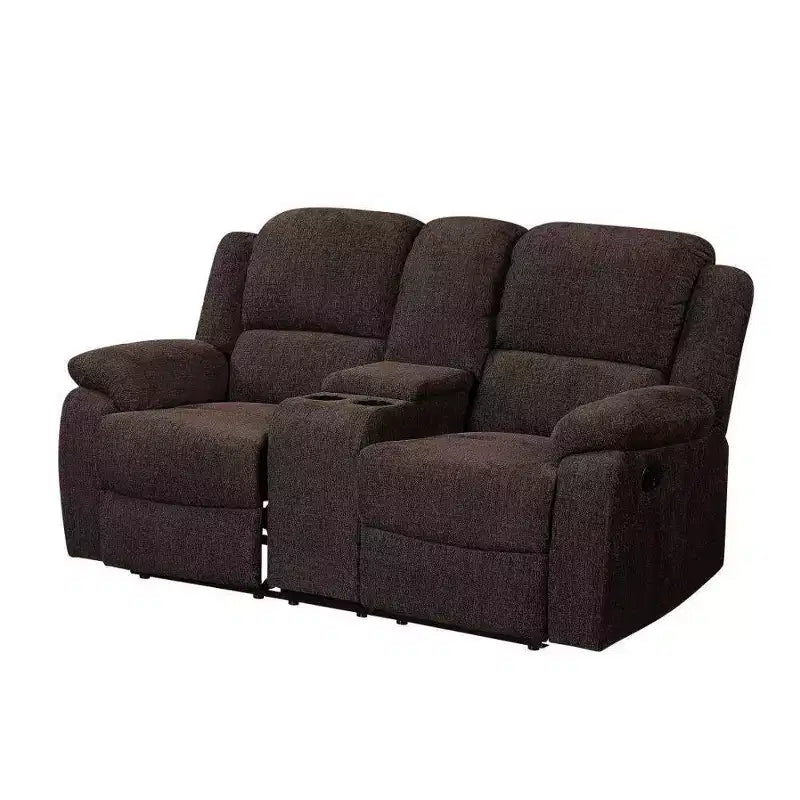 Canapé Madden en chenille marron