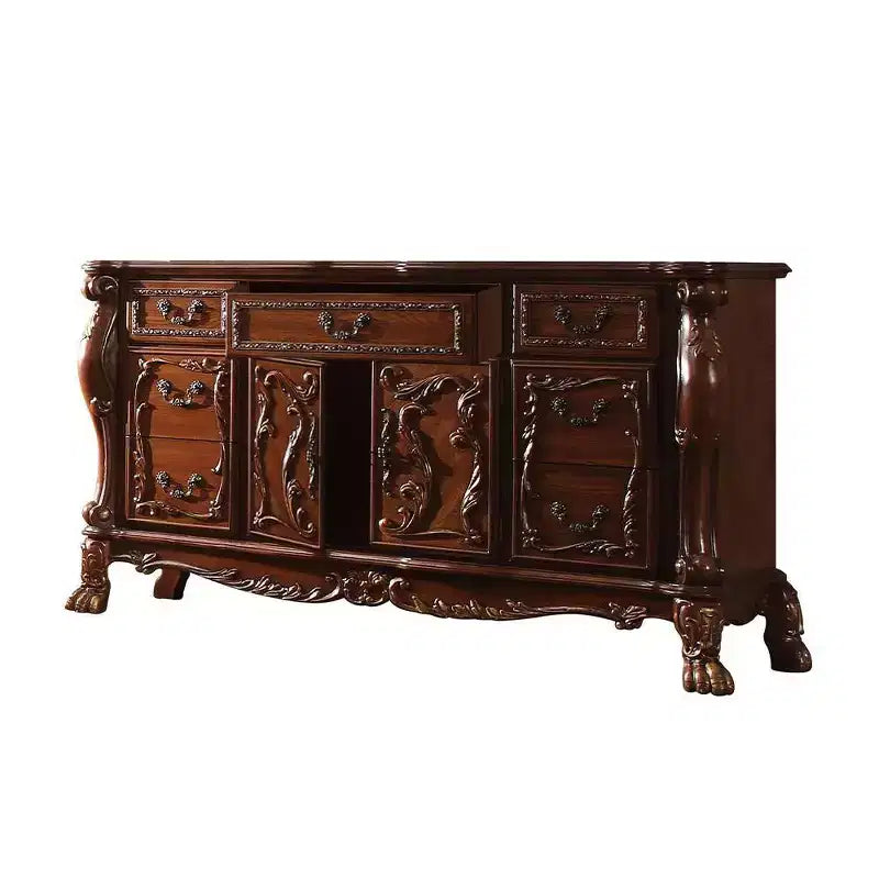 Commode Dresden Acme Furniture, finition chêne cerisier