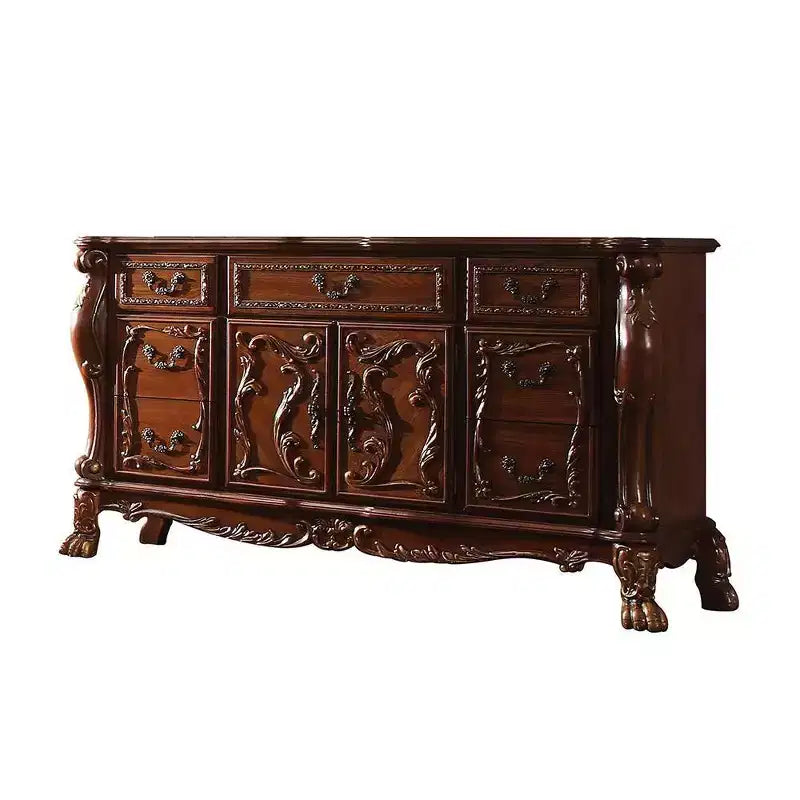 Commode Dresden Acme Furniture, finition chêne cerisier