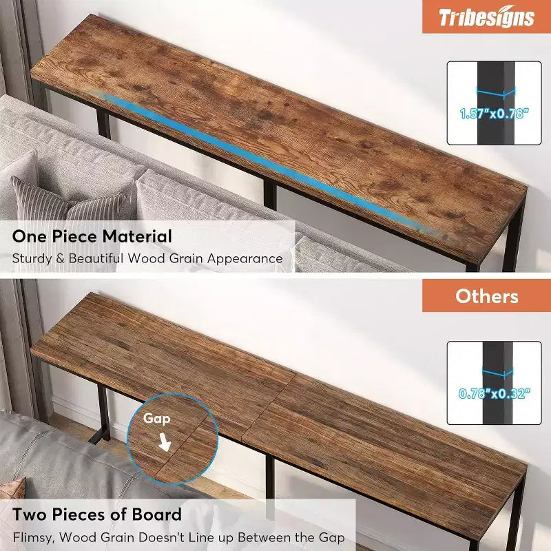 70.9 Table console, table étroite pour entrée de salon