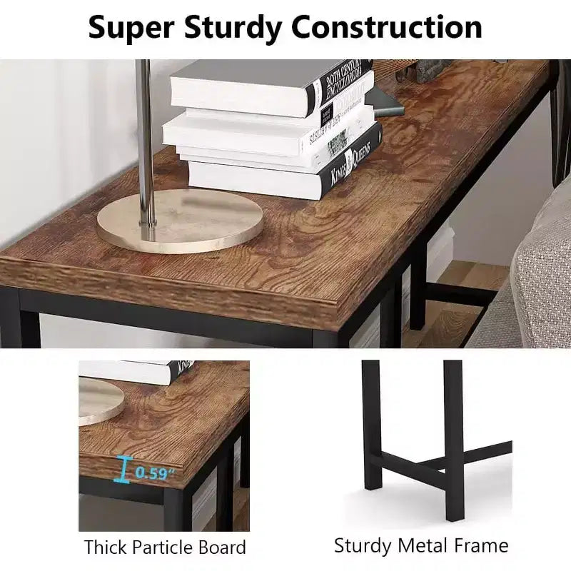 70.9 Table console, table étroite pour entrée de salon