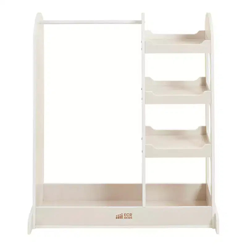 Centre d'habillage avec miroir, organisateur de costumes, meuble Montessori