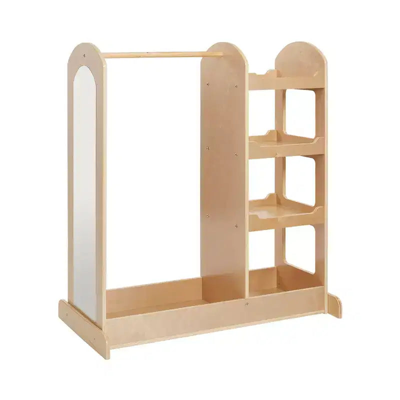 Centre d'habillage avec miroir, organisateur de costumes, meuble Montessori
