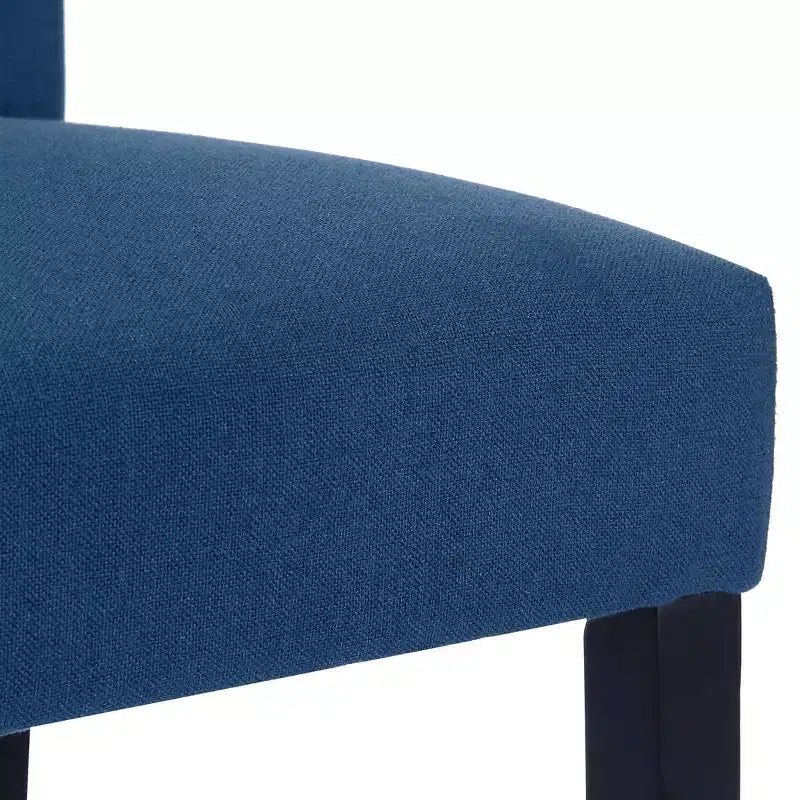 29 Chaise de bar rembourrée en tissu de lin capitonné, Thé