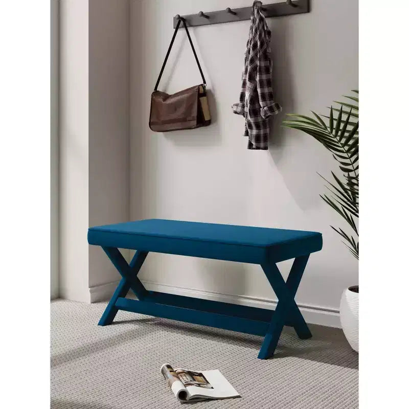 Ottoman double Abigail en velours