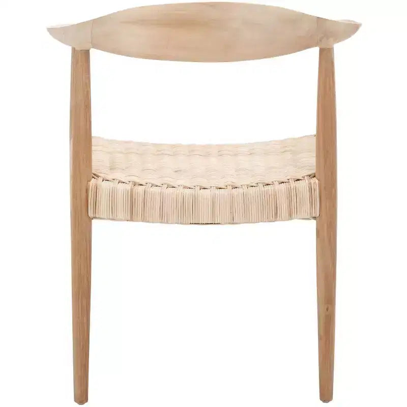 Fauteuil d'appoint Renga en rotin et corde - Naturel