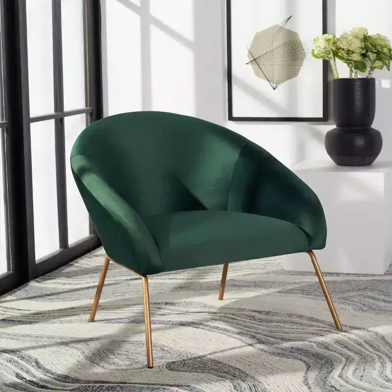 Fauteuil Mandi en Velours