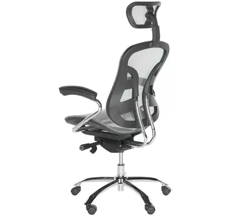 Chaise de bureau pivotante Jarlan - Réglable en hauteur - FOX8515 - Gris - Safavieh