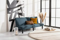 Lit Futon Pliant Astoria - LVS2003 - Bleu Marine/Noir