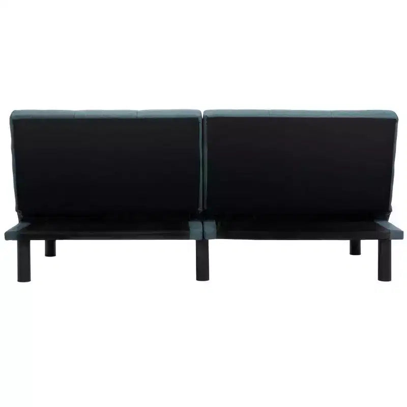 Lit Futon Pliant Astoria - LVS2003 - Bleu Marine/Noir