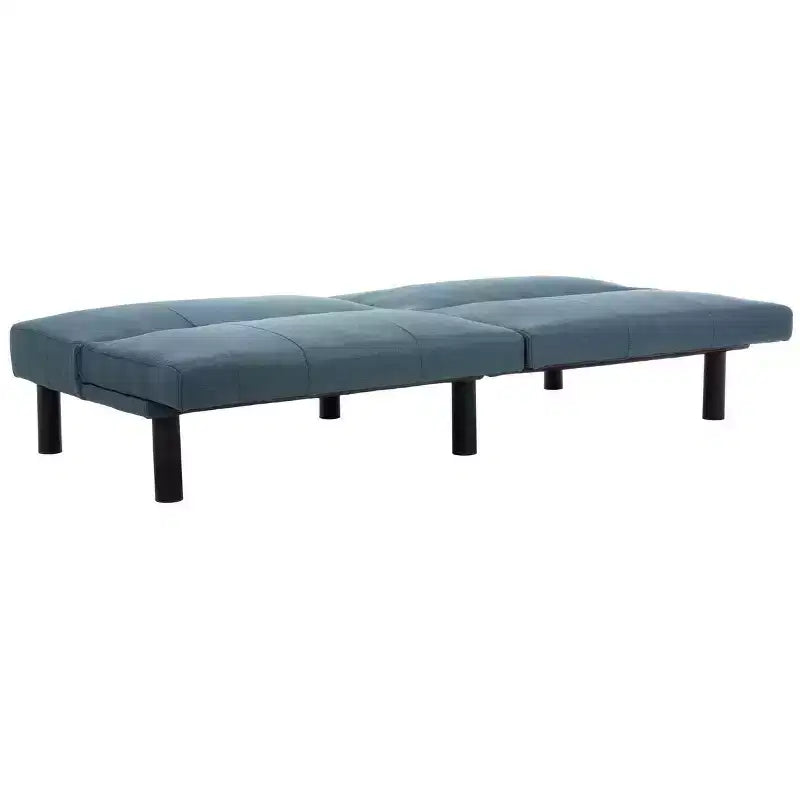 Lit Futon Pliant Astoria - LVS2003 - Bleu Marine/Noir