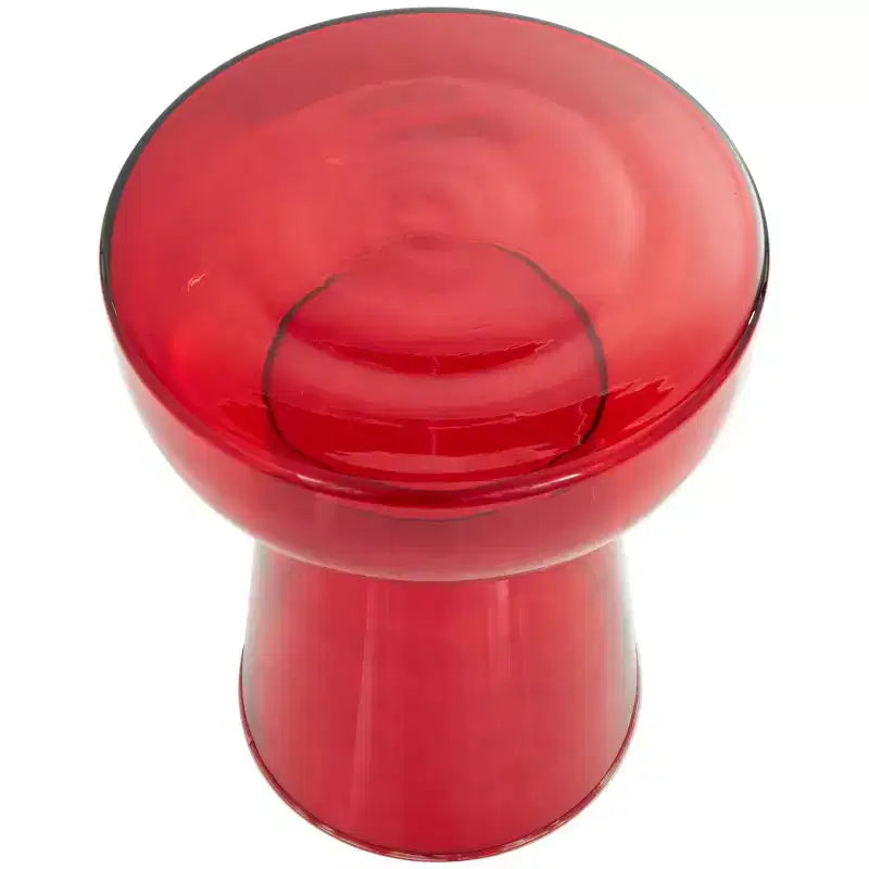Guéridon d'appoint moderne en verre