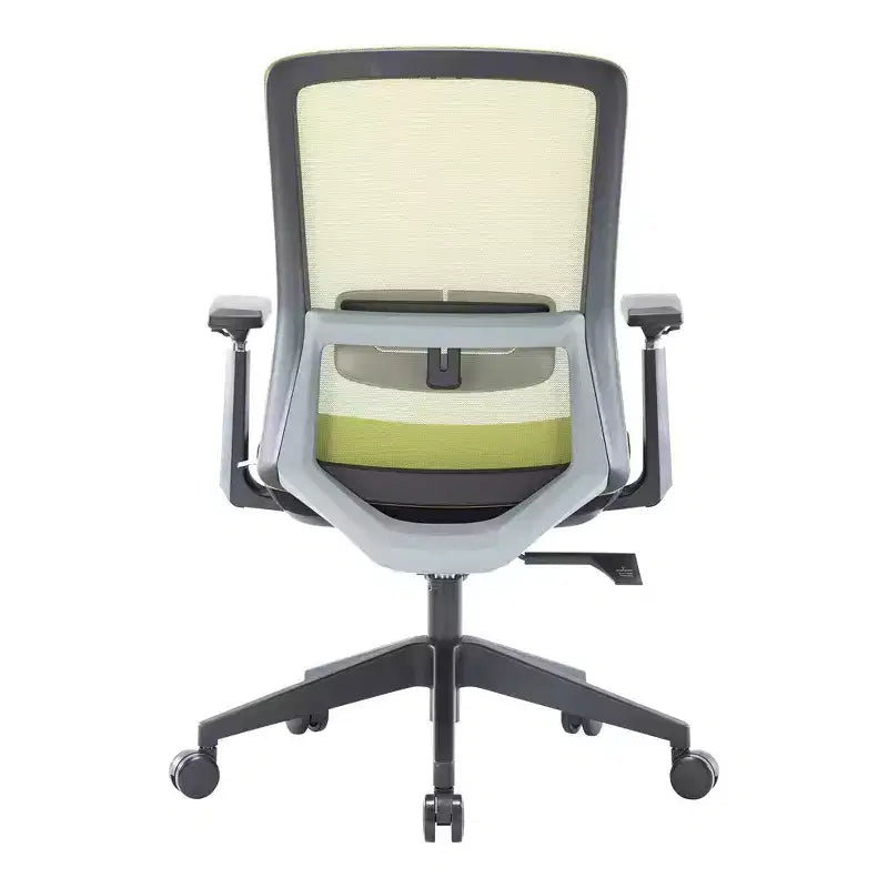 Fauteuil de bureau ergonomique Ingram, chaise de travail pivotante à hauteur réglable avec soutien lombaire et inclinaison, chaise d'ordinateur confortable pour 8 heures de bureau
