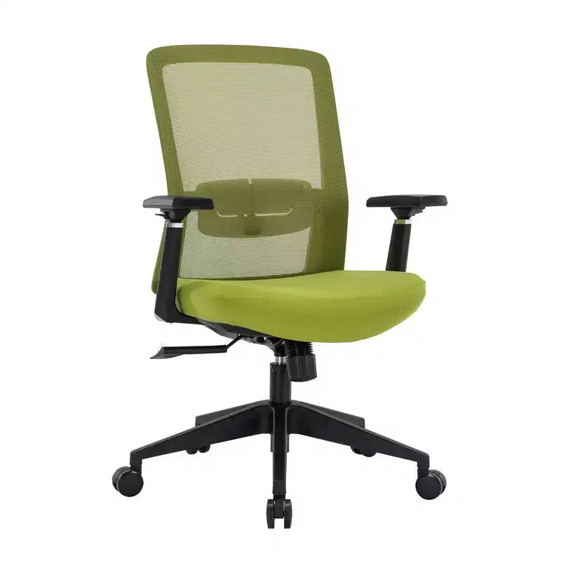 Fauteuil de bureau ergonomique Ingram, chaise de travail pivotante à hauteur réglable avec soutien lombaire et inclinaison, chaise d'ordinateur confortable pour 8 heures de bureau