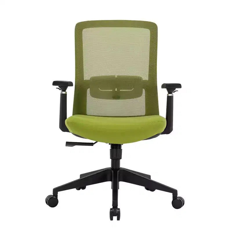 Fauteuil de bureau ergonomique Ingram, chaise de travail pivotante à hauteur réglable avec soutien lombaire et inclinaison, chaise d'ordinateur confortable pour 8 heures de bureau