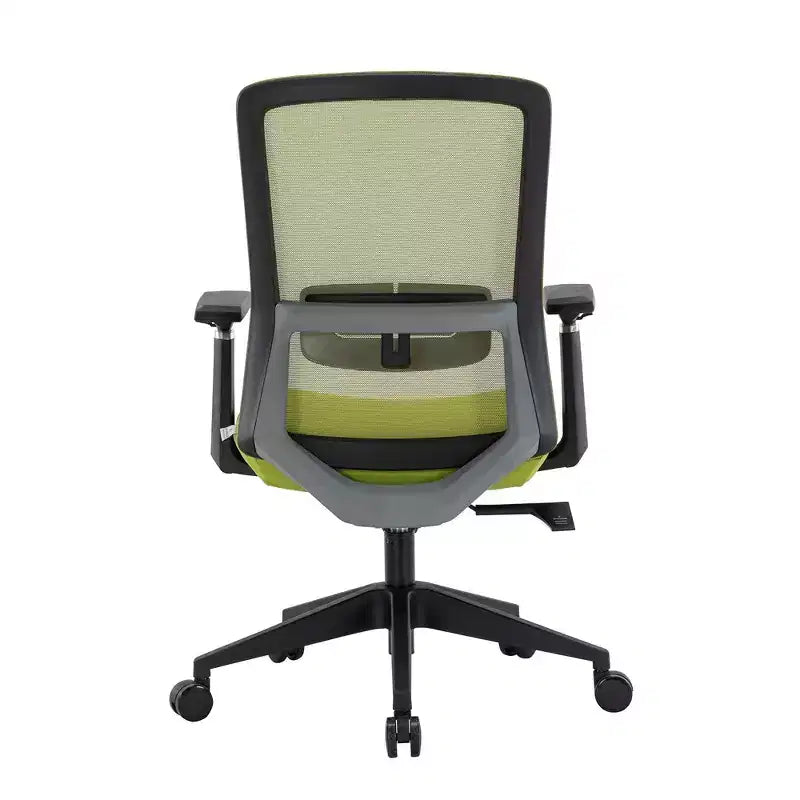 Fauteuil de bureau ergonomique Ingram, chaise de travail pivotante à hauteur réglable avec soutien lombaire et inclinaison, chaise d'ordinateur confortable pour 8 heures de bureau