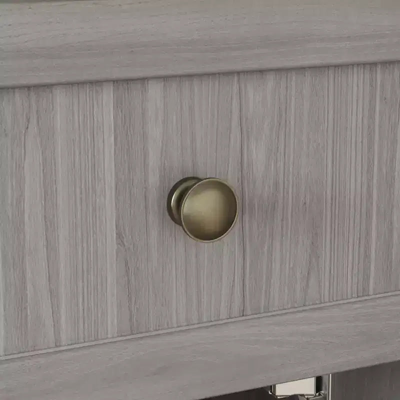Bahut gris moiré 155 cm de large avec 3 tiroirs et huche à buffet de conception moderne, buffet de rangement, meuble de rangement