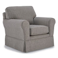 Skirted Club Chair – Innerspring Coil Seating, 700+ Fabric Options, USA Made