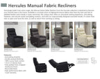 Fauteuil inclinable Hercules pivotant et inclinant