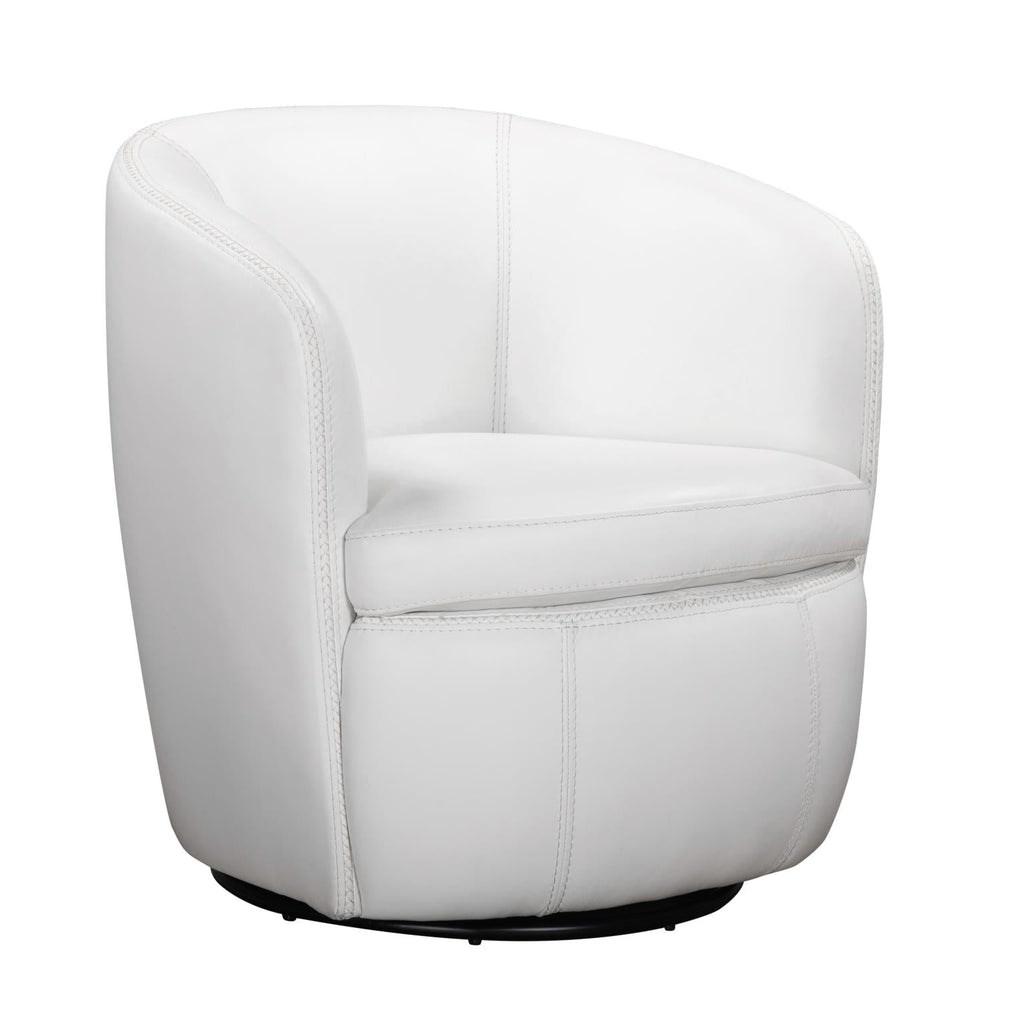 Barolo Leather Swivel Chair