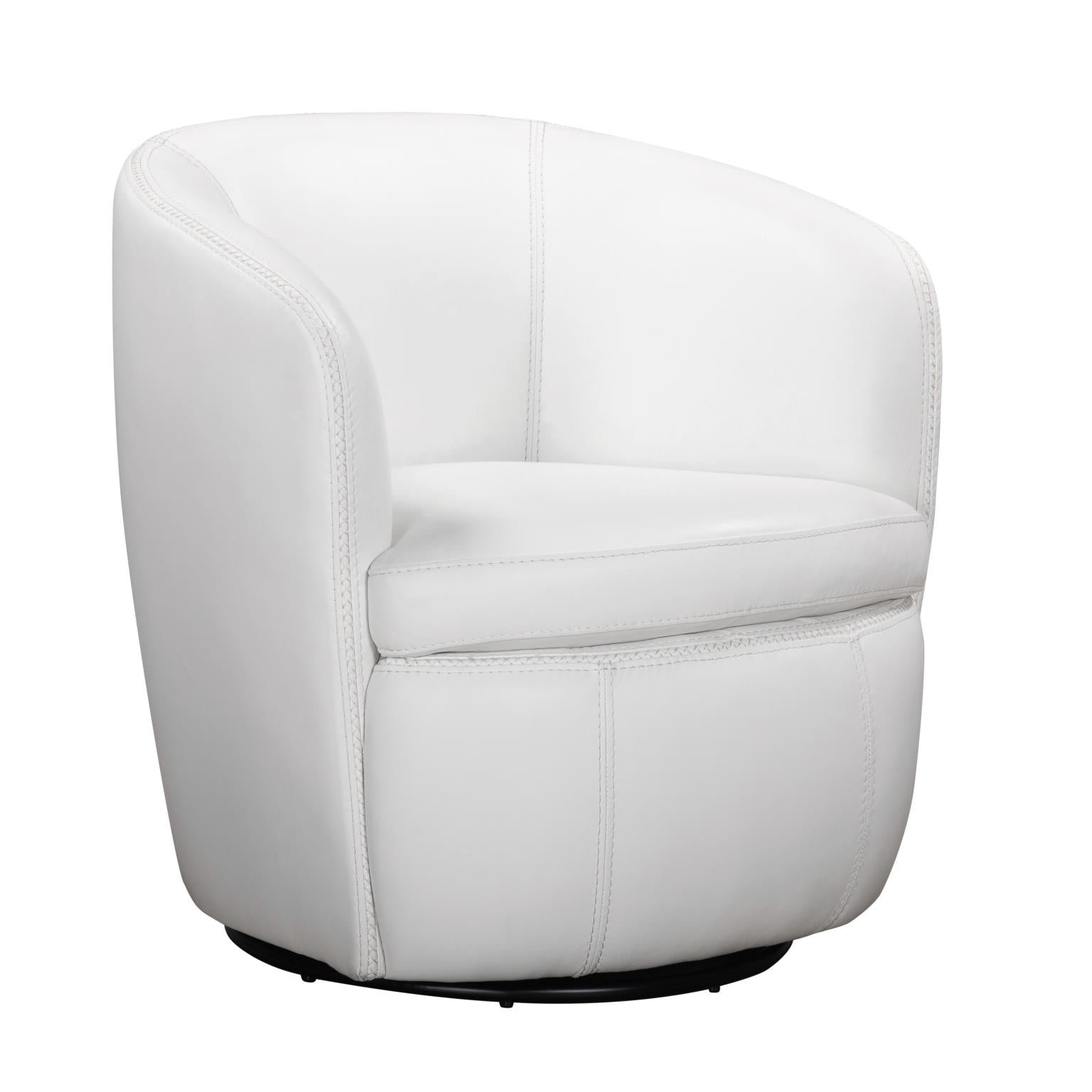 Barolo Leather Swivel Chair