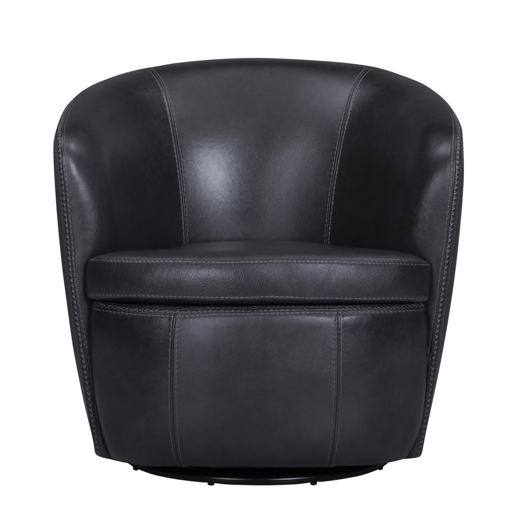 Barolo Leather Swivel Chair