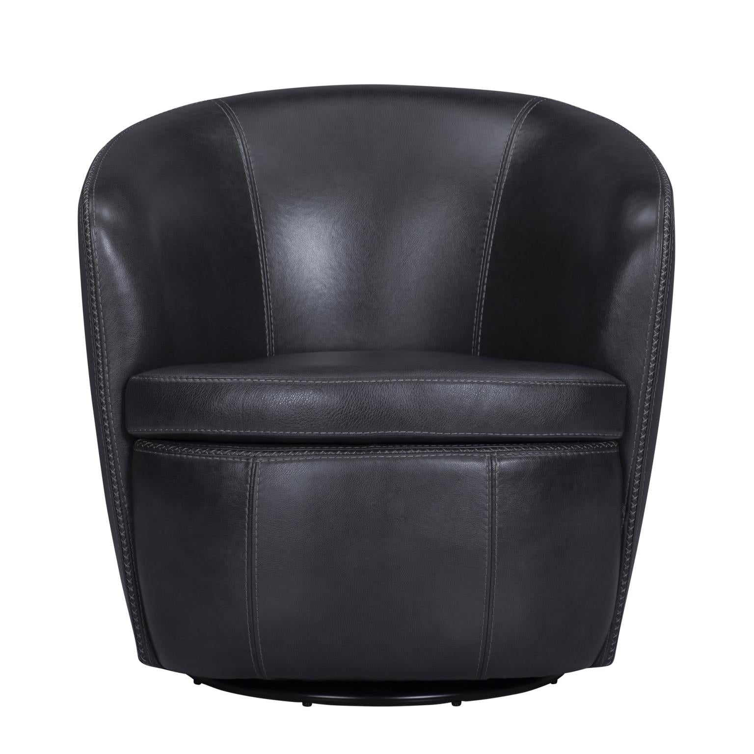 Barolo Leather Swivel Chair